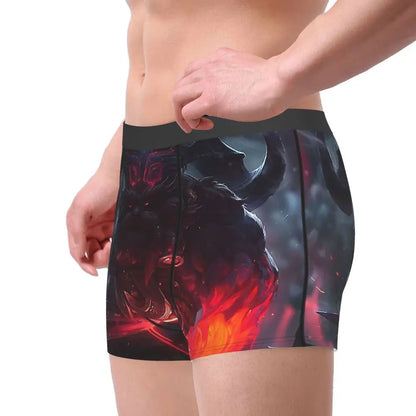 Ornn League of Legends LOL MOBA-spil Underbukser Åndbare trusser Herreundertøj Sexede shorts Boxershorts