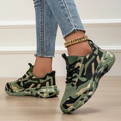 Camouflage-Schuhe für alle Jahreszeiten, neue atmungsaktive Mesh-Sportschuhe für Jugendliche und Studierende, Freizeitschuhe für Outdoor-Aktivitäten