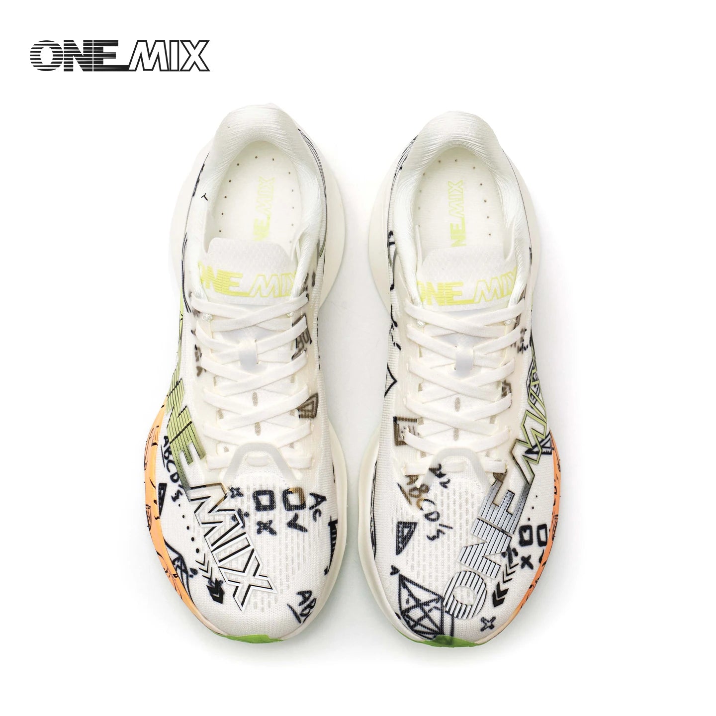 ONEMIX-Nylon Carbon Board Marathon Running Racing Shoes, Professional Stable Support, Shock-relief, Ultra-light Rebound Sneaker