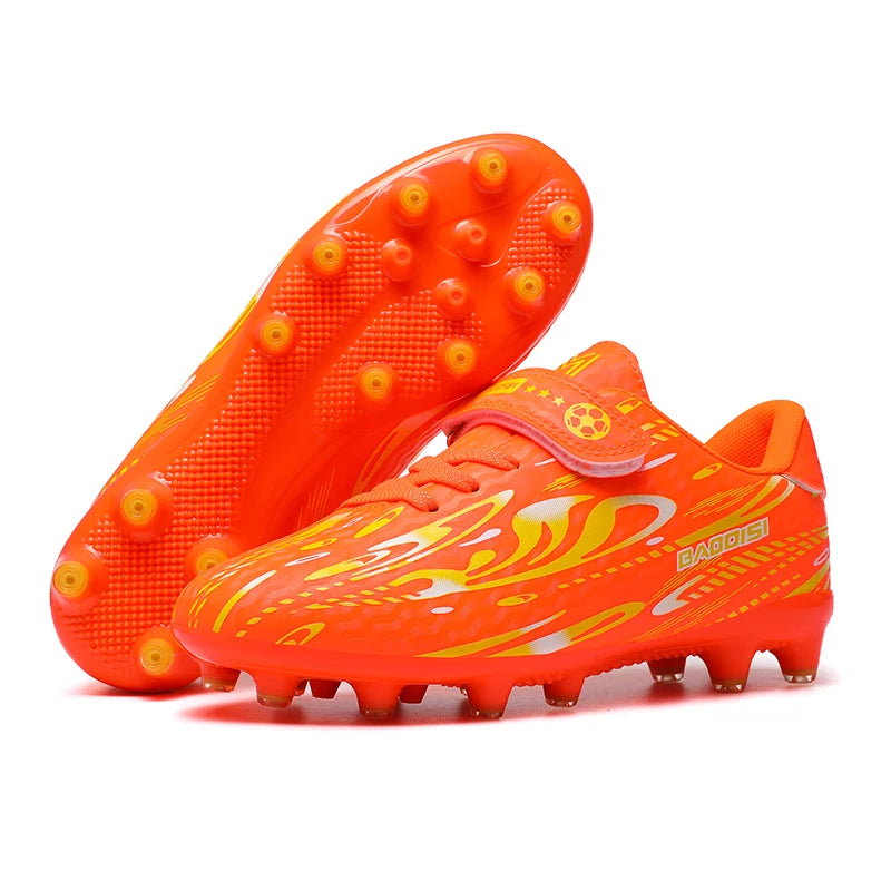 Chaussures de football pour enfants, garçons et filles, crampons d'entraînement, chaussures de football pour jeunes, chaussures de football pour petits/grands, chaussures de football professionnelles pour l'extérieur