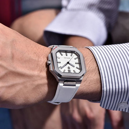 2026 New PAGANI DESIGN Square Quartz Luxury Watch for Men AR Sapphire Mirror Japan Movt Man Watch Luminous 316L All Steel Watch