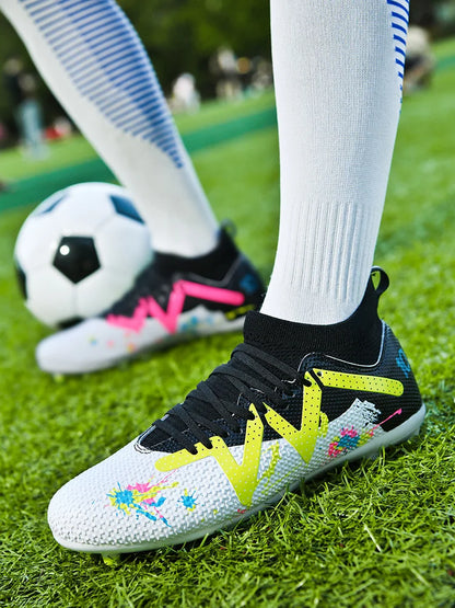 Nuove scarpe da calcio da uomo Society, tacchetti professionali, scarpe da calcio indoor, scarpini veloci da campo, sneaker da ragazzo originali per allenamento