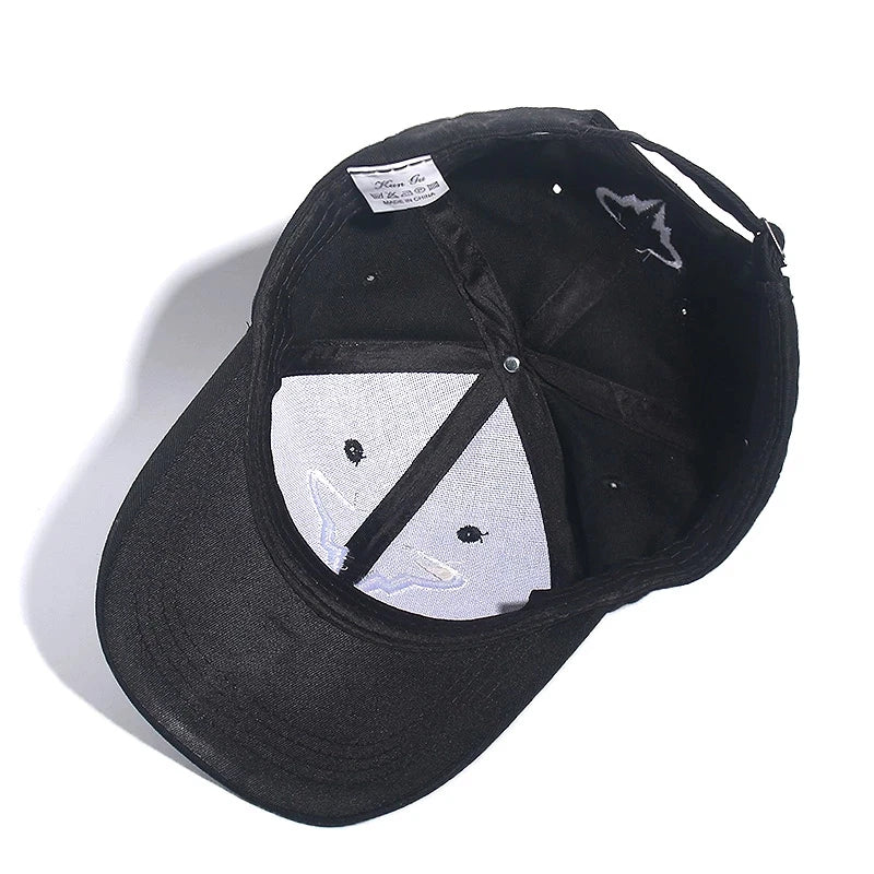 Fashion Embroidery Snapback Baseball Caps For Men Women Kpop Hip Hop Caps Cotton Golf Sun Dad Hat Streetwear Sports Funny Hats