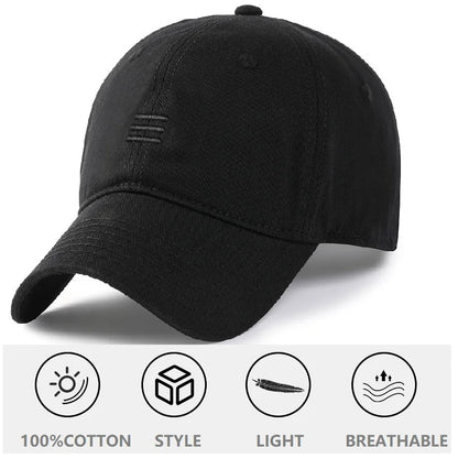Baseballkappe „Big Head“ in Übergröße, 100 % Baumwolle, für Männer und Frauen geeignet, verstellbar, Dad-Cap, Oversize, 58–60 cm, 61–65 cm