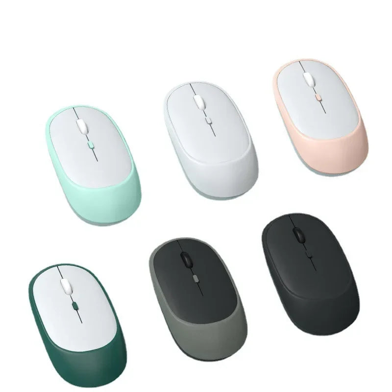 Mouse wireless Lenovo USB ricaricabile ergonomico con DPI regolabile, silenzioso, 2.4G Bluetooth ottico elettrico per gaming e ufficio