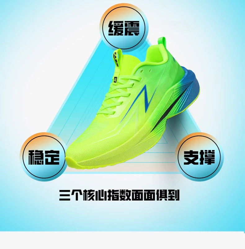 Running Shoes Carbon Plate Specialty Marathon Men's Sports Mesh Breathable Lightweight Women's Athletic Non-Skid Sneakers