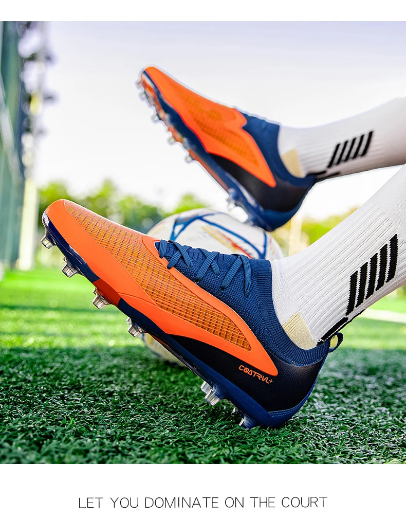 Scarpe da calcio TF da uomo, sneakers professionali per calcetto e futsal, scarpe da soccer casual da uomo di alta qualità per allenamento