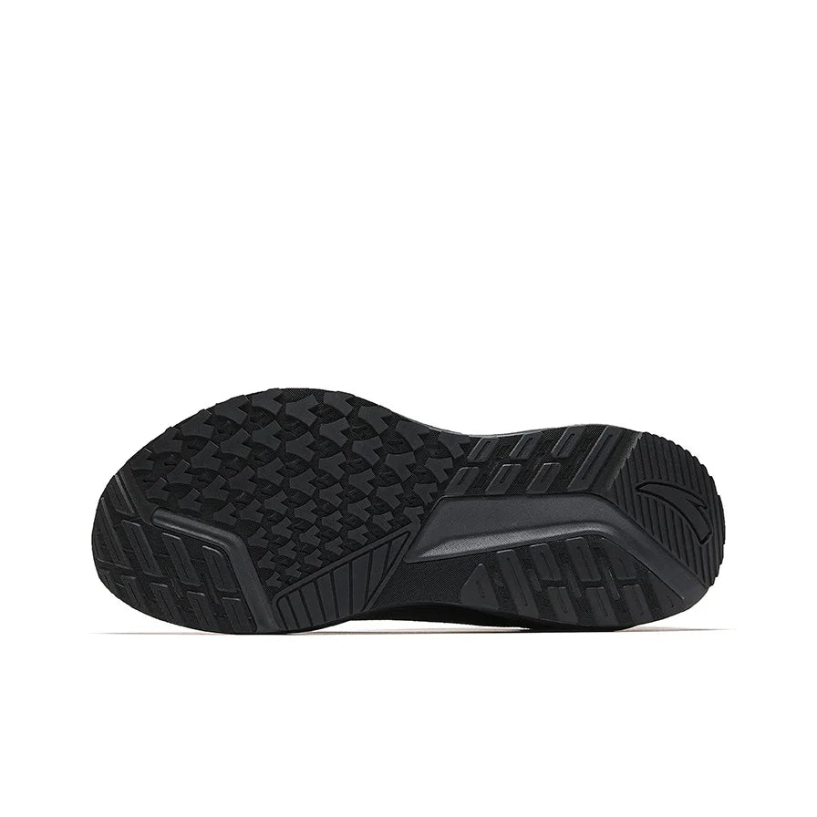 Anta Textile, Synthetic Leather Low top PG7 Casual Running Shoes Men's Black 112545545-9