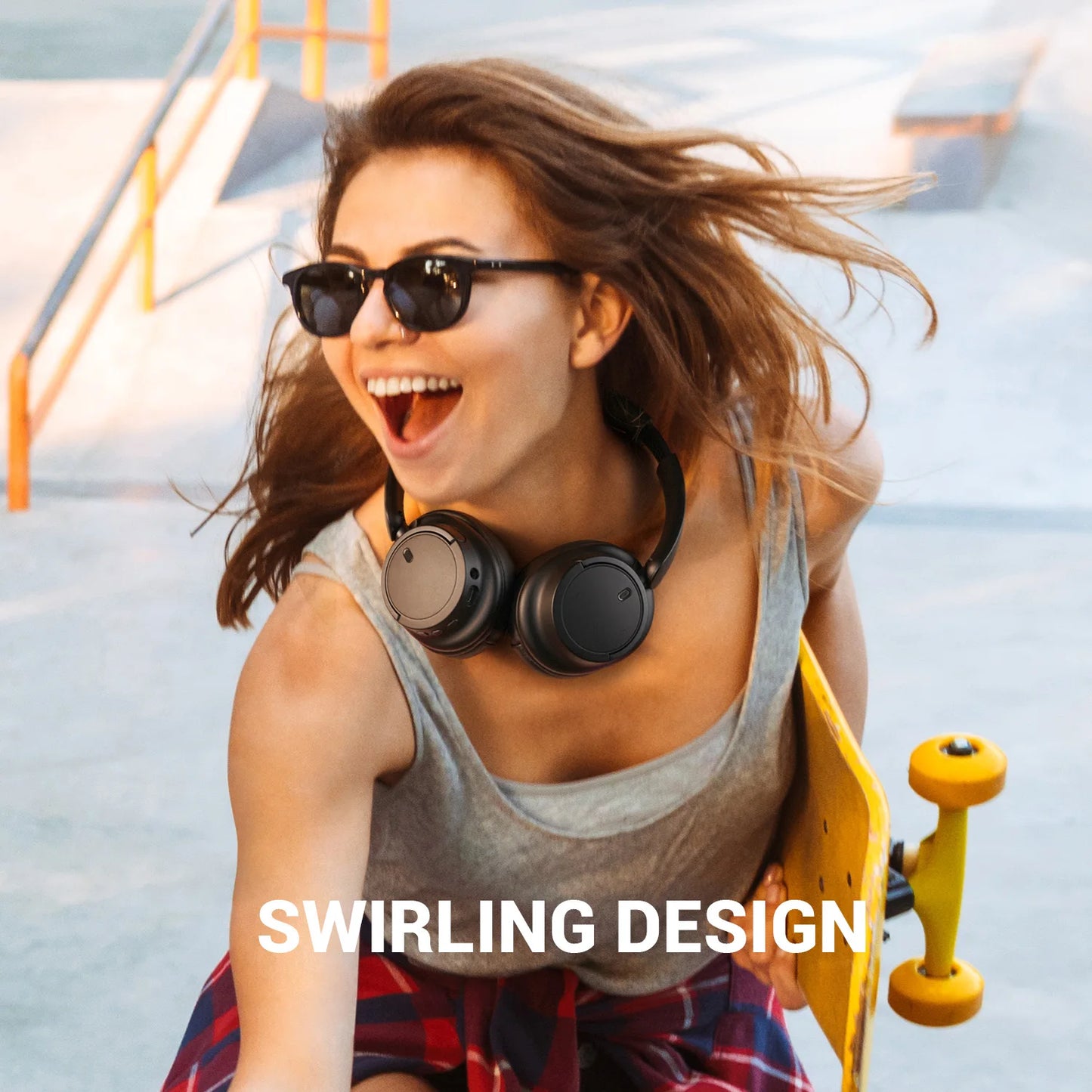 OneOdio Bluetooth 5.3 Wireless Headphones Over Ear Bass Mode Headset with Mic, 90H Playtime Foldable Bluetooth Headphones