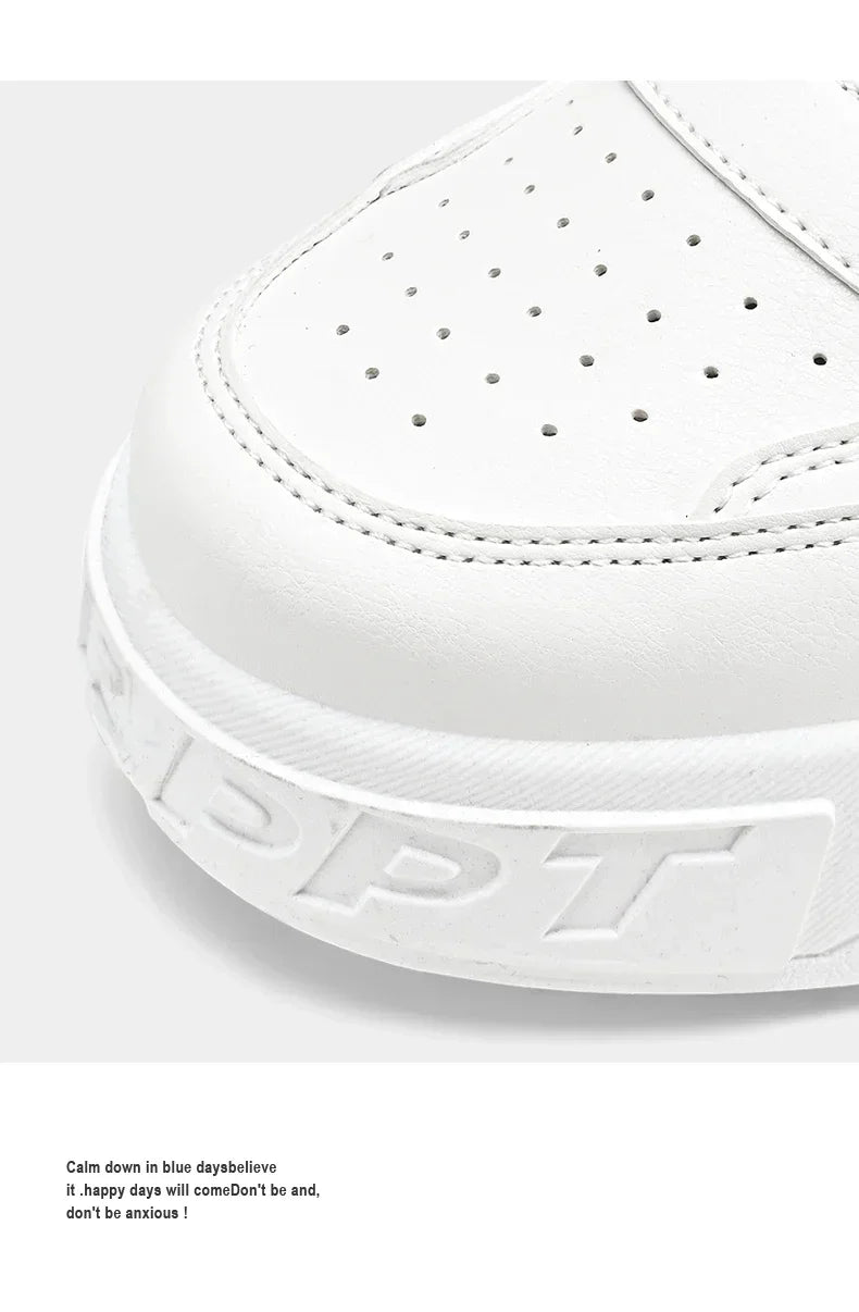 Zapatillas de hombre tipo skate para verano, en cuero, informales y de moda, para exterior, running, deporte, senderismo y tenis, con plataforma, diseño de lujo