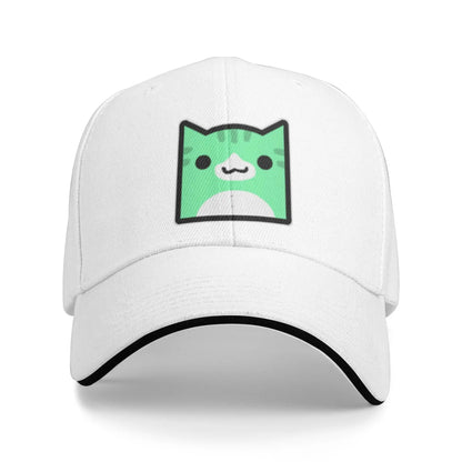 Geometry Game Dash Baseball Cap Casual Unblocked Level Sandwich Hat for Men Women Breathable Headwear Activities