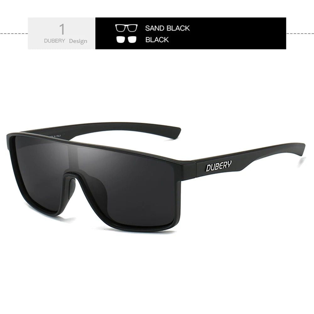 DUBERY Full Rim Polarized Sunglasses For Men And Women 9 Colors Model 379