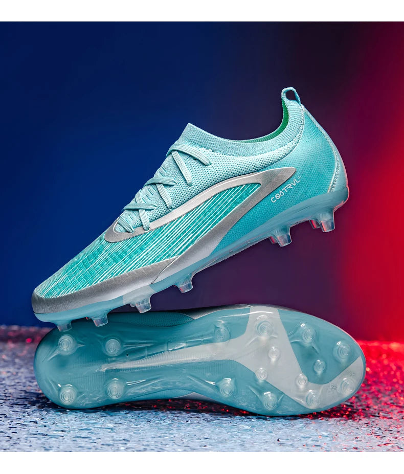 Scarpe da calcio TF da uomo, sneakers professionali per calcetto e futsal, scarpe da soccer casual da uomo di alta qualità per allenamento
