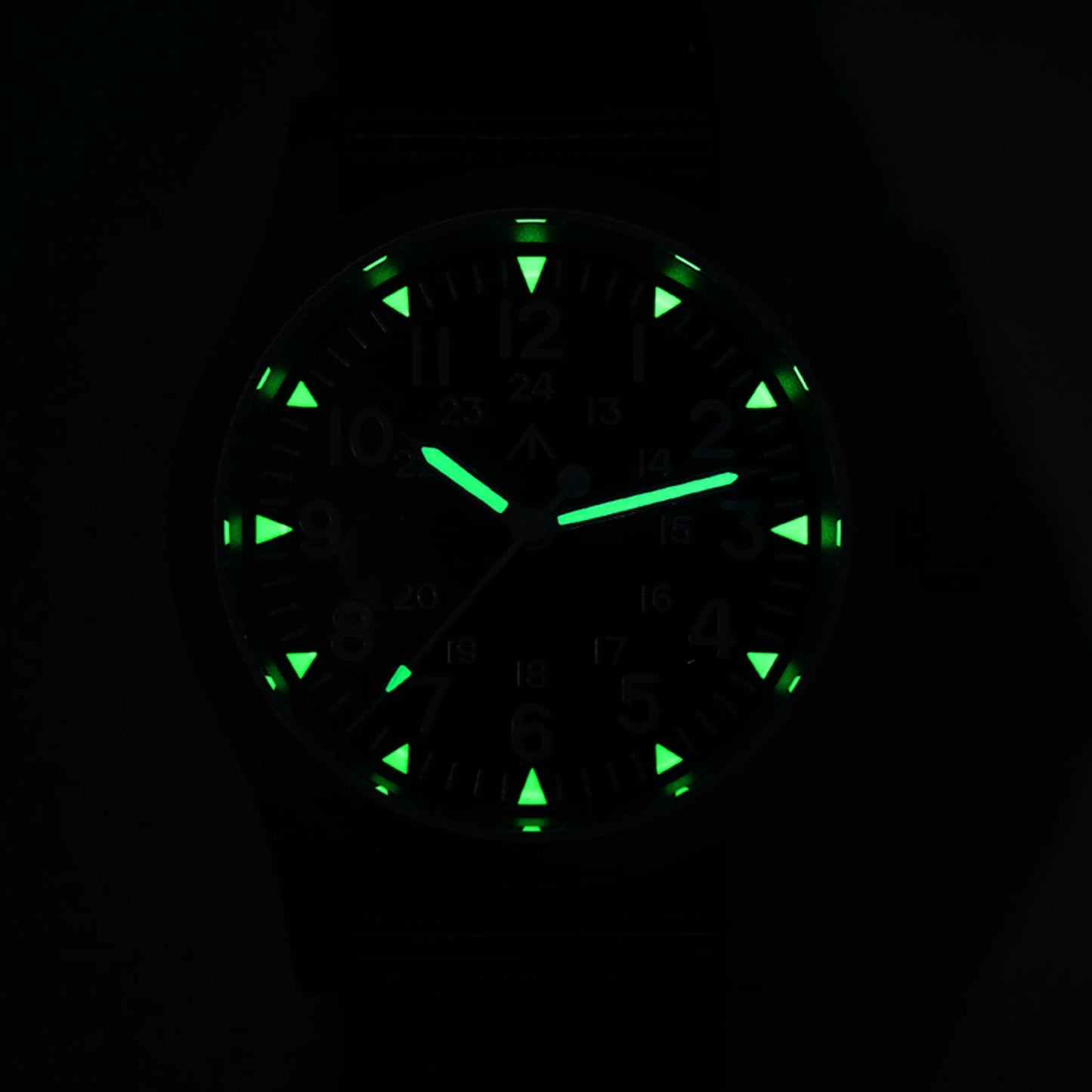 Militado ML05 38mm Vintage Watch VH31 Quartz Movement Field Watches Domed Sapphire Crystal With High Clear AR Coating Wristwatch