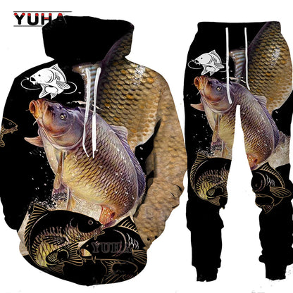 3D-bedruckter Wolf-Hoodie Unisex – cooler Pullover mit Tiergrafik, Sweatshirt für Herren-Streetwear