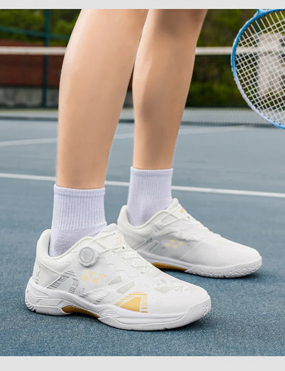 Badminton Shoes Men Training Sports Shoes Indoor and Ooutdoor Anti Slip Wear-resistant Mesh Breathable Table Tennis Tennis Shoes