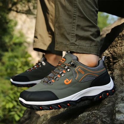 Men's leather casual shoes, sneakers for men, spring, autumn, winter shoes, lightweight tennis walking shoes for men