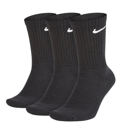 Nike-sokken Nike Basketball verdikte sokken Lange sportsokken met Dri-FIT-technologie voor ademend vermogen 3-pack SX7667-100