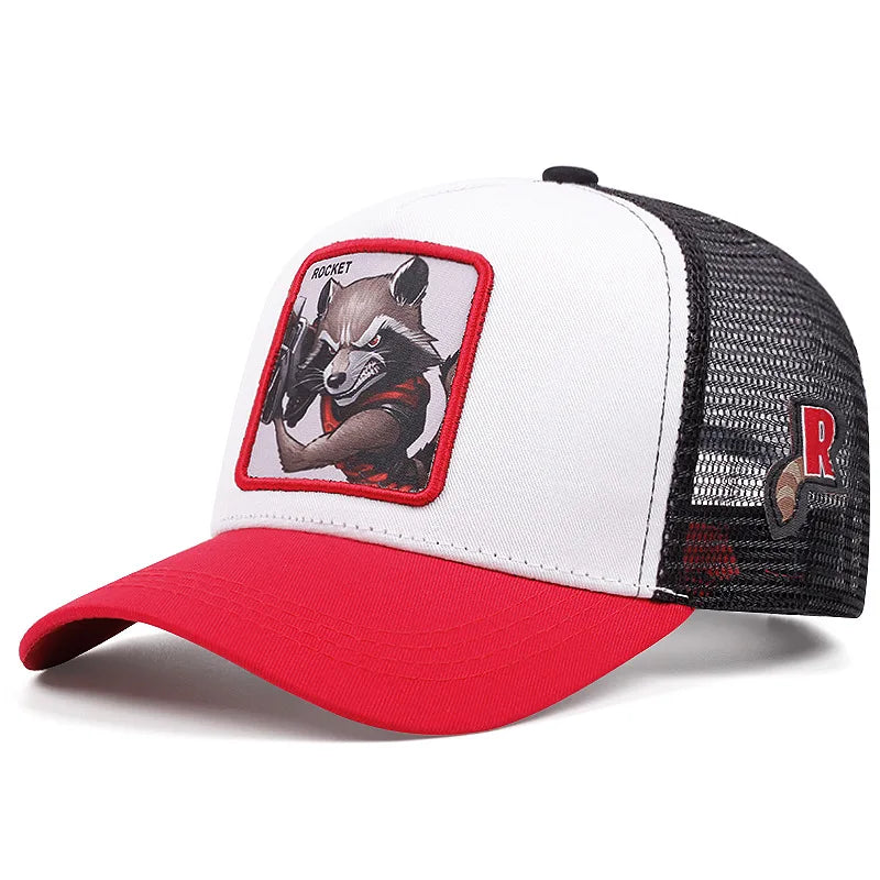 High Quality Brand Anime Cartoon Snapback Cotton Baseball Cap Men Women Hip Hop Dad Mesh Hat Trucker Hat Dropshipping