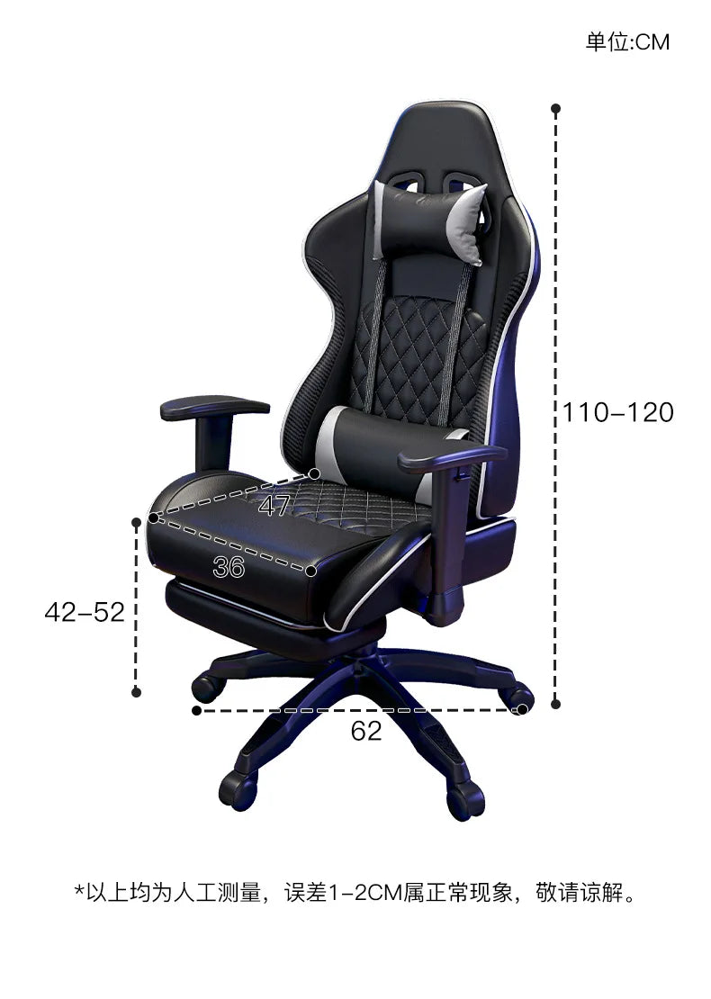 Ergonomic Swivel Gaming Chair Comfortable Office Computer Chair with Armrests, Modern Executive Desk Chair for Home, Work & Gaming