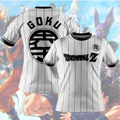 Dragon Ball Goku Cosplay T Shirts Super Saiyan Boys Kids Clothes Short Sleeve T-shirt White Black Orange Breathable Jersey, Produit gaming premium Fraquane, produits de luxe, nouvelle génération, équipement gamer