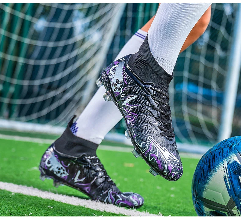 Novas Chuteiras de Futebol Profissionais para Homem, Antiderrapantes, Unissexo, Respiráveis, para Futsal e Desporto, Ultraleves, Drop Shipping