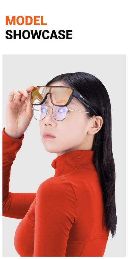 Kapvoe Fitover Sunglasses Fit Over Sunglasses Polarized Lens Wear Over Prescription Eyeglasses UV Protection Men Women