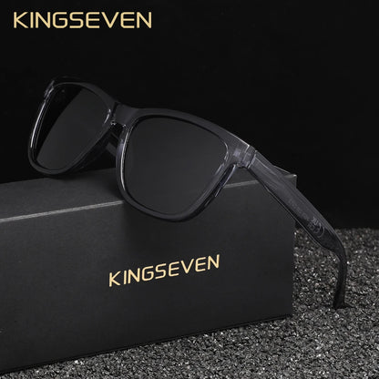 KINGSEVEN Fashion Men‘s Sunglasses Polarized UV400 Sunscreen Glasses Ultralight TR90 Women Fishing Driving Glasses