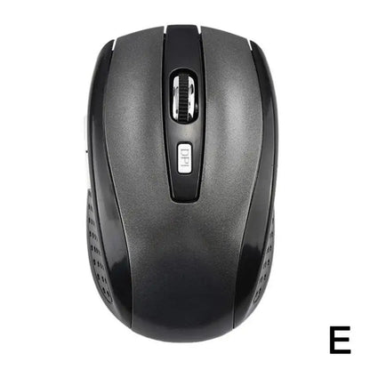 Ratón inalámbrico óptico 2.4GHz con receptor USB para gaming, 6 botones, para ordenador PC, portátil y accesorios