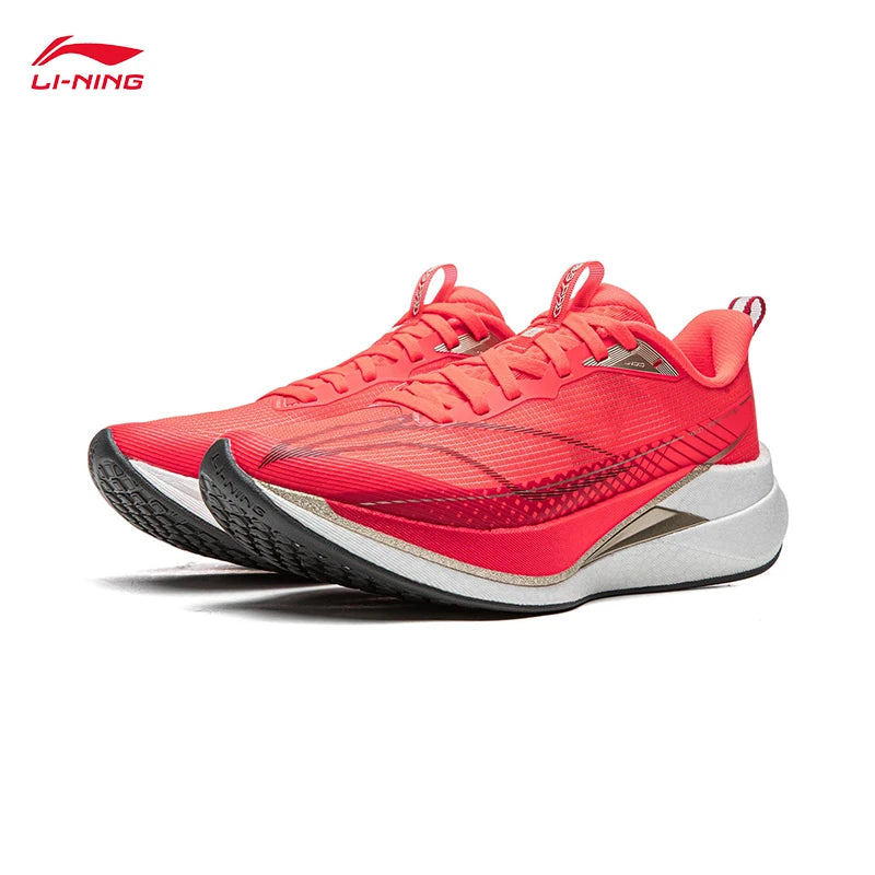 LI-NING RED HARE 9 PRO Men's Running Shoes BOOM FIBER Reflective Lightweight Racing Training Running Shoes ARPW001