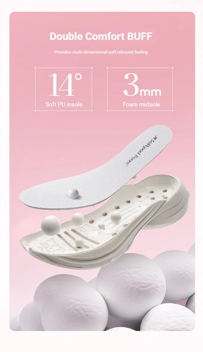 Sapatilhas Xtep Basque 3 para Mulher, Leves, Resistentes ao Desgaste, Modernas, Duráveis, com Sola Grossa, Casuais e Desportivas, 874218320006