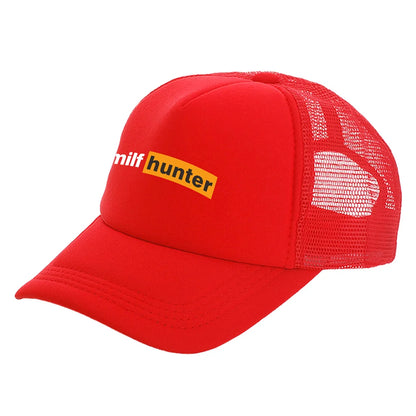 Milf Hunter Trucker Caps Fashion Cool Milf Hunter Hats Baseball Cap Summer Outdoor Sun Mesh Caps MZ-506