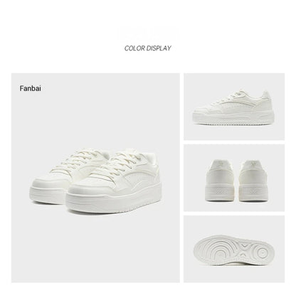 Zapatillas de skate Xtep: zapatillas deportivas ligeras de verano, suela gruesa, de caña baja, modernas y de estilo urbano 875319310016