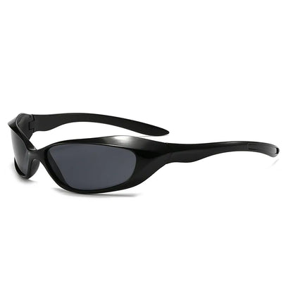 KLASSNUM Y2K Punk Sports Sunglasses For Men Women Future Sense Sun Glasses Brand Designer Party Anti UV400 Fashion Goggle New