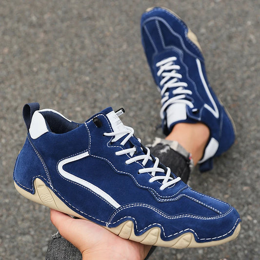 Men's Casual Shoes Comfortable High-end Leather Fashionable Casual Loafers Walking Sports Shoes Facon Designer Shoes 2025