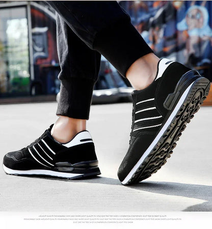 2025 New High Quality Men's Sneakers, Leather Casual Shoes, Autumn Breathable Men Shoes, Male Flat Shoe, Men's Casual Shoes