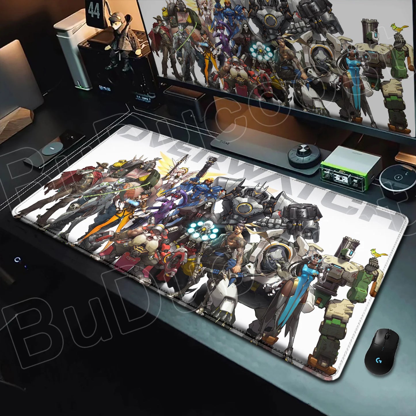Overwatch Gaming Anime Girl Large XXL Mouse Pad HD Printing Computer Keyboard Mats Laptop Office Rubber Soft Desk Rug 900x400 mm
