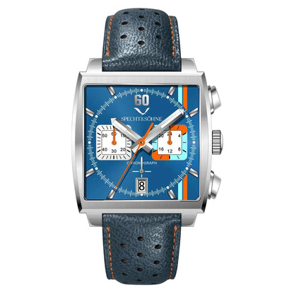 Specht&Sohne Men's Watch Luxury Brand Waterproof Stainless Steel Leather Japan VK Multifunctional Quartz Watch