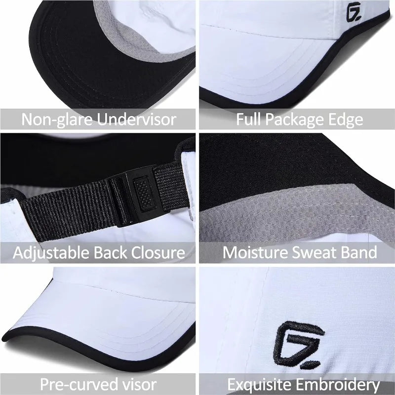 GADIEMKENSD Lightweight Breathable Outdoor Cap UPF 50+ Sunscreen Fashion Sun Hats for Men And Women Outdoor Sports