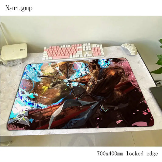 Alfombrilla de ratón Overwatch 700x400x3mm gaming anime con personalidad, esterilla de escritorio para oficina y notebook, regalo para niño, padmouse para juegos PC gamer