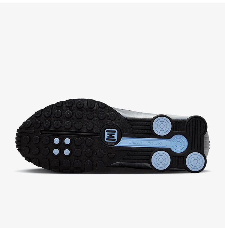 Ténis de corrida Nike Shox R4 genuínos para homem com amortecimento Air, cano baixo HQ1988-004