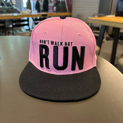 Men's Letter Embroidery Tide All-Match Flat Brim Baseball Cap Ladies Summer Hip-Hop Hat Outdoor Shade Adjustable Peaked Cap