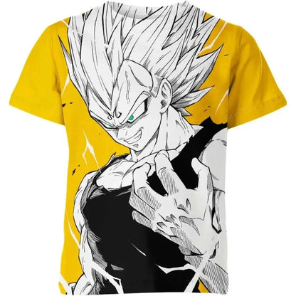 T-shirt casual respirável Dragon Ball para criança, verão 2026, estilo estampado 3D, anime, camisola desportiva de futebol para homem