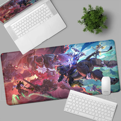Overwatch Gaming Anime Girl Large XXL Mouse Pad HD Printing Computer Keyboard Mats Laptop Office Rubber Soft Desk Rug 900x400 mm
