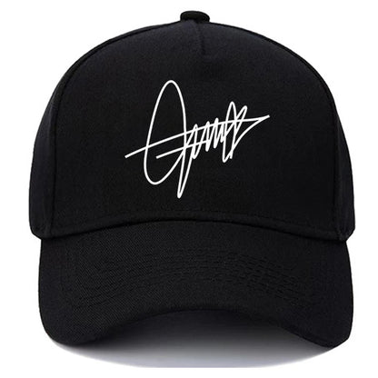 Kpop ATEEZ Member Signature Baseball Cap Adjustable Size Graphic Print Men's or Women's Casual Sun Hat for Aniteez