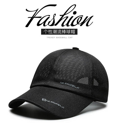 Mesh Baseball Cap Men Women Breathable Snapback Dad Hat Bone Outdoor Camo Trucker Hip Hop Caps