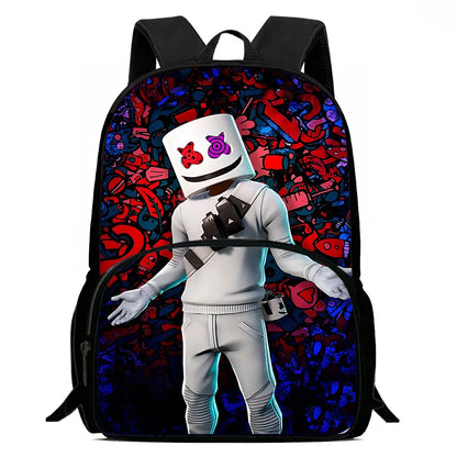 Classic Game Fortnite Kids Backpacks for Boys and Girls, Student Birthday Gift, Child School Bags with Large Capacity, Durable Camping Rucksack