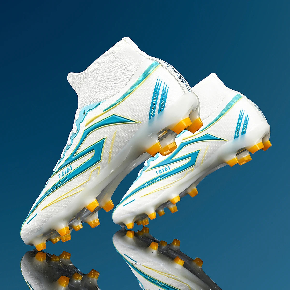 Unisex AG/FG Soccer Cleats, breathable, non-slip, lightweight, durable, for grass training & matches, multi-color available.