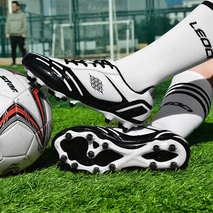 Soccer Shoes Men Turf Football Boots Fashion Firm Ground Studs Anti-Slip Boy Sneakers Original Outdoor Field Training Trainers