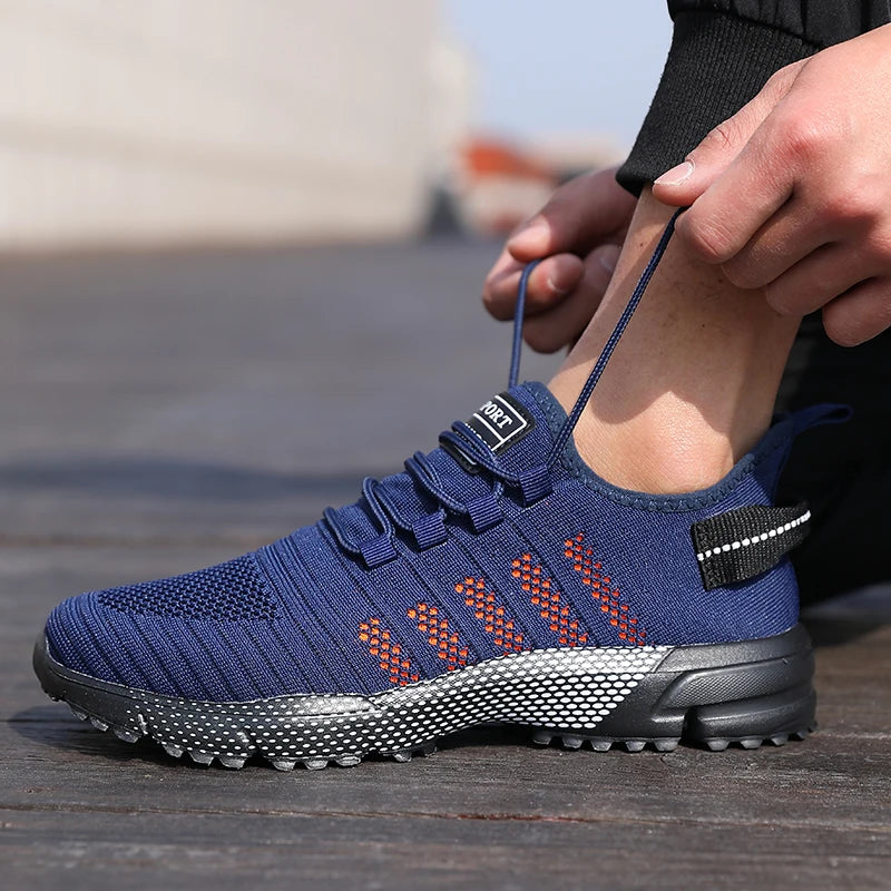 New Men's Breathable Casual Sports Shoes Summer Fashion Running Shoes 2025 Lightweight and Soft Casual Shoes Women's Sizes 36-46